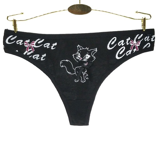 6 Pack Women's Cotton Underwear Sexy Ladies Thongs G-string Knickers Lingerie - Picture 8 of 10