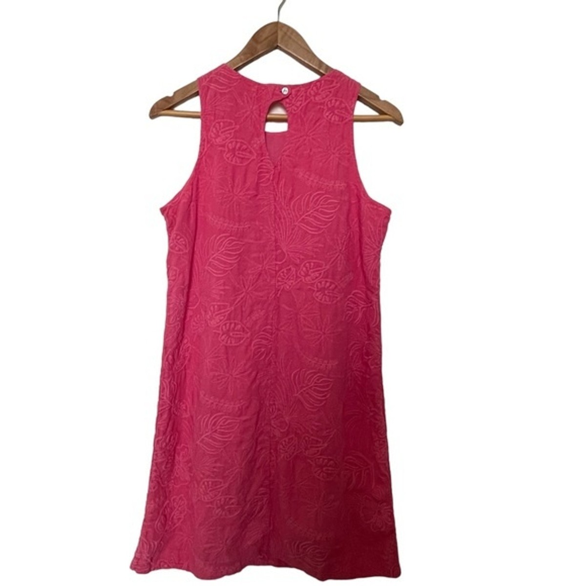 strapless open back dress St. Lucia Linen-Blend Bias-Cut Coverup Dress – Tommy Bahama