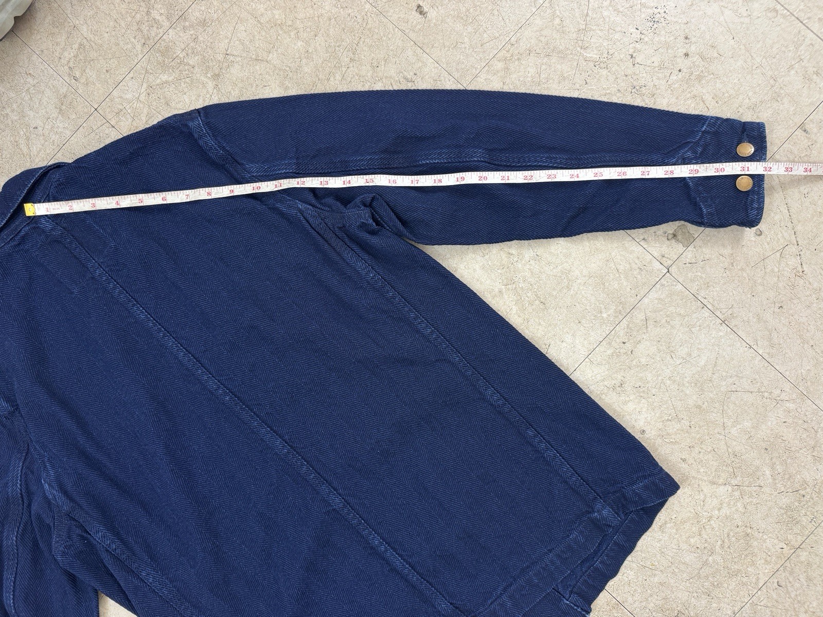 Levis Chore Coat Engineer Work Jacket Railroad He… - image 12