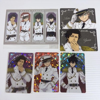 Black Clover Asta Yuno Yami Nacht Acrylic Card Collection Official Anime Mercha