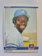 1984 FLEER TERRY HARPER #180 NM