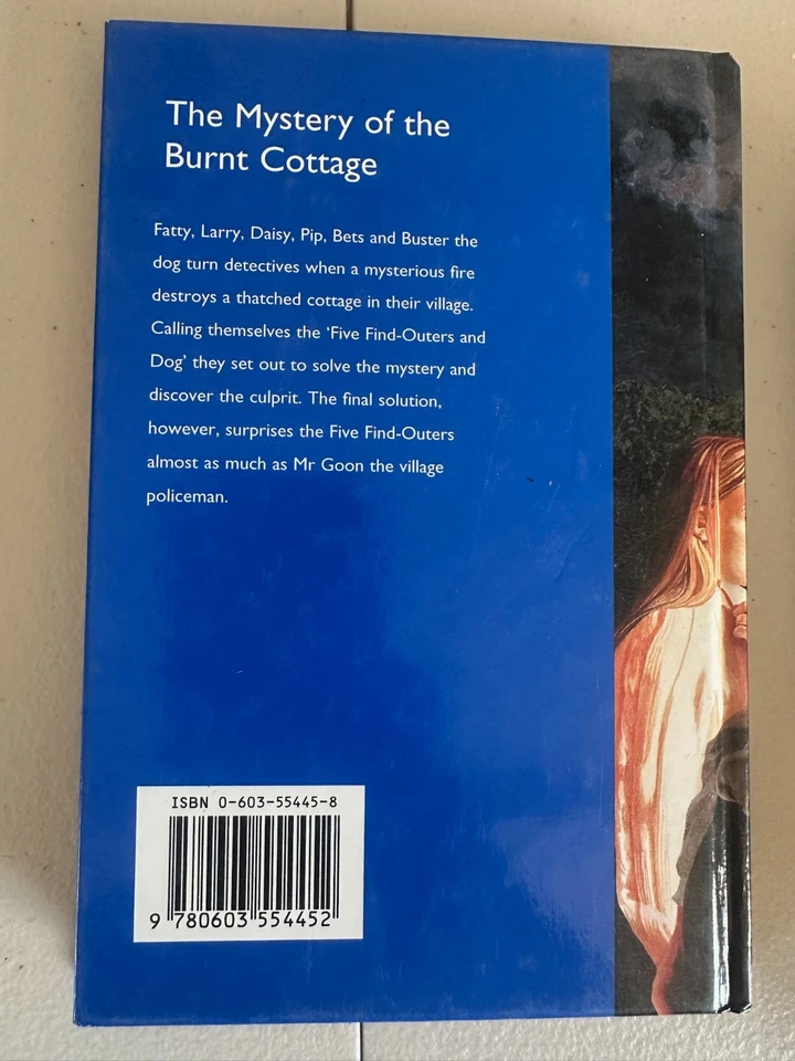The Mystery of the Burnt Cottage ~ Book by Enid Blyton ~ Hardcover book ~ NEW ~ - Image 2 of 4