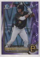2022 Bowman Chrome Prospects Purple RayWave Refractor 145/250 Matt Fraizer 0am1