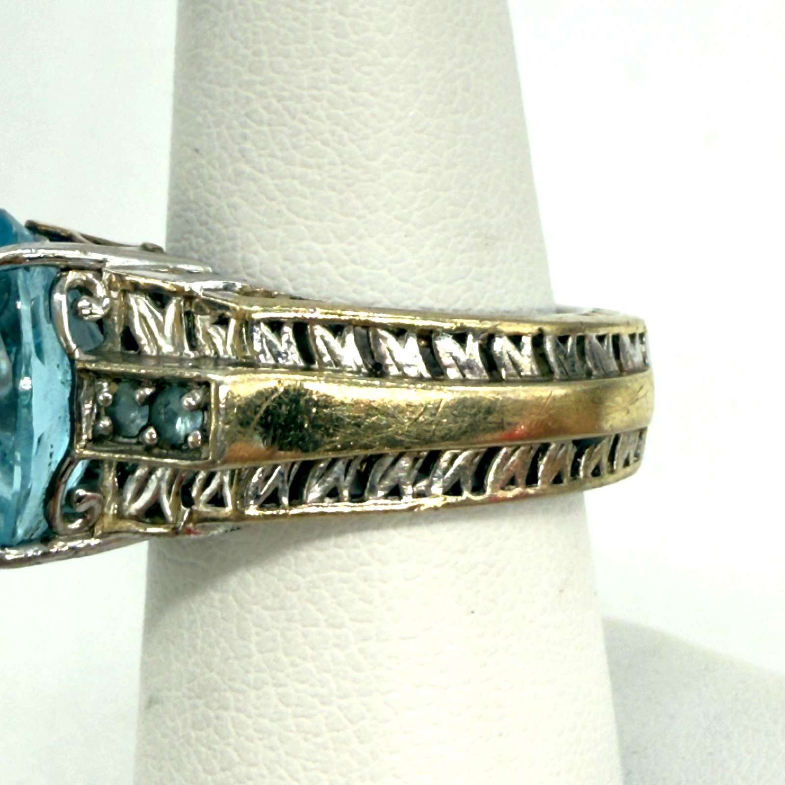 Vintage Michael Valitutti Statement Ring Sterling… - image 3