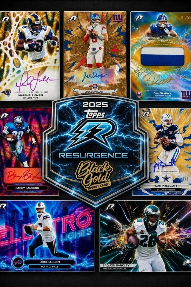 2025 Topps Resurgence Football + COSMIC MIXERS!!!!