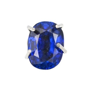 1.16CT CUSHION CUT NATURAL BLUE SAPPHIRE AMERICAN GEMOLOGICAL LABORATORIES CERT