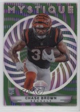 2023 Panini Illusions Mystique Emerald Chase Brown #5 uk2