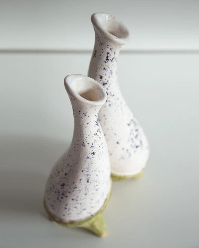 Jarrones Flover Esculturales Artesanos, Decoración Cerámica Única Foto 4 de 4