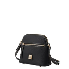 Dooney & Bourke Pebble Grain Zip Domed Crossbody | Black Black