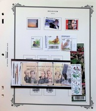 Belgium Modern Collection On Scott Album Pages 2010 Highly Complete MH MNH