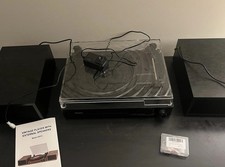 Udreamer Vinyl Record Player Turntable w/ 2 Speakers And Replacement Styluses