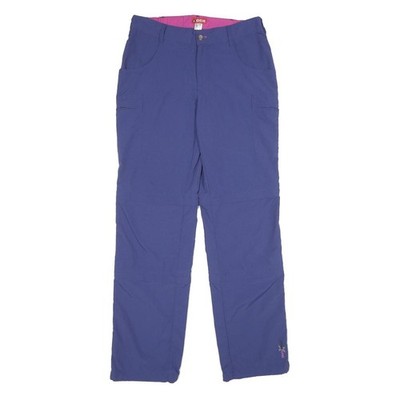 OCK Damen Hose Polyamid blau Regular Fit gerades Bein W28 L32 Outdoor