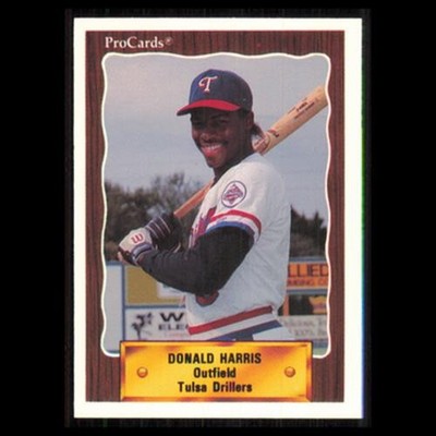 Donald Harris #1167 1990 ProCards Tulsa Drillers Baseball Card MLB NM