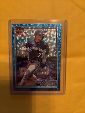 ToppsSeries 1 1991 anniversary Bobby Witt Jr blue crackle foil board /150 #T91-3