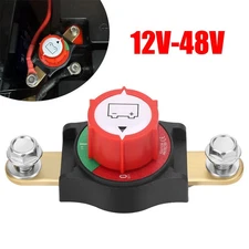 Side Post Battery Disconnect Switch 12V-48V Kill Cut Off Switch for Car RV Boat