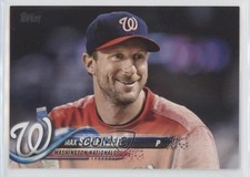 2018 Topps Photo Variation SP (Smiling; Should Be Card #629) Max Scherzer 0t2