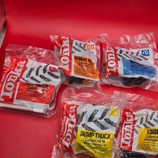 McDonalds Vintage 1992 Happy Meal Toys Tonka Complete Set of 5 New Sealed NIP