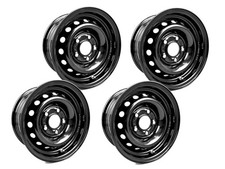 4 x Stahlfelge Kenda Felge 6 J  x 13 ET 30 5-Loch PKW Anhänger Rad schwarz