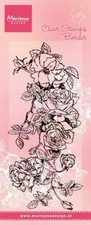 Marianne Design Tiny's - Border Roses Clear Stamp Scrapbooking