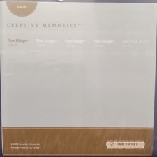 Creative Memories 12" x 12" Flex-Hinge Scrapbook Album, Solid Blue