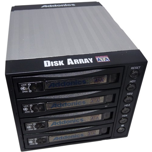 Addonics Disk Array 4SA 4-Bay SATA Hot-Swap Drive Enclosure 3x 5.25" Bay