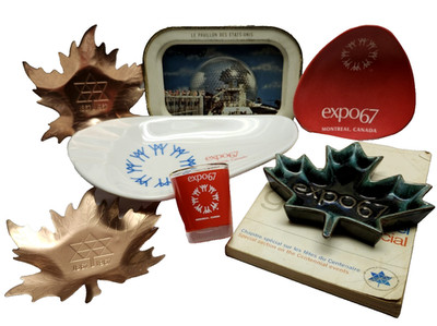 Vintage 1967 Montreal Expo Memorabilia, Lot of 8