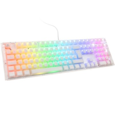 Ducky One 3 Aura White Gaming Tastatur, RGB LED - Gateron Baby Kangaroo