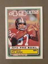 1983 Topps - #164 Dwight Clark San Fransisco 49ers NM - MT