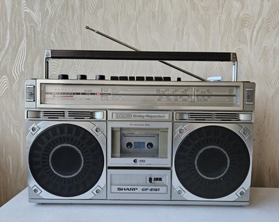BOOMBOX Sharp GF-6161H Japan Vintage Cassette Player Fully Working