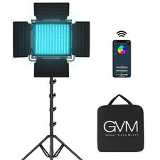 GVM RGB LED Video Light, 800D Studio Light with APP Control Lighting Kit Phot...