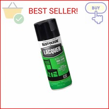 Rust-Oleum 1905830 Lacquer Spray Paint, 11 oz, Gloss Black
