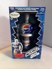 PEPSI MAN SOUND BIG BOTTLE CAP PEPSIMAN FIGURE 1999 Collection. READ DESCRIPTION