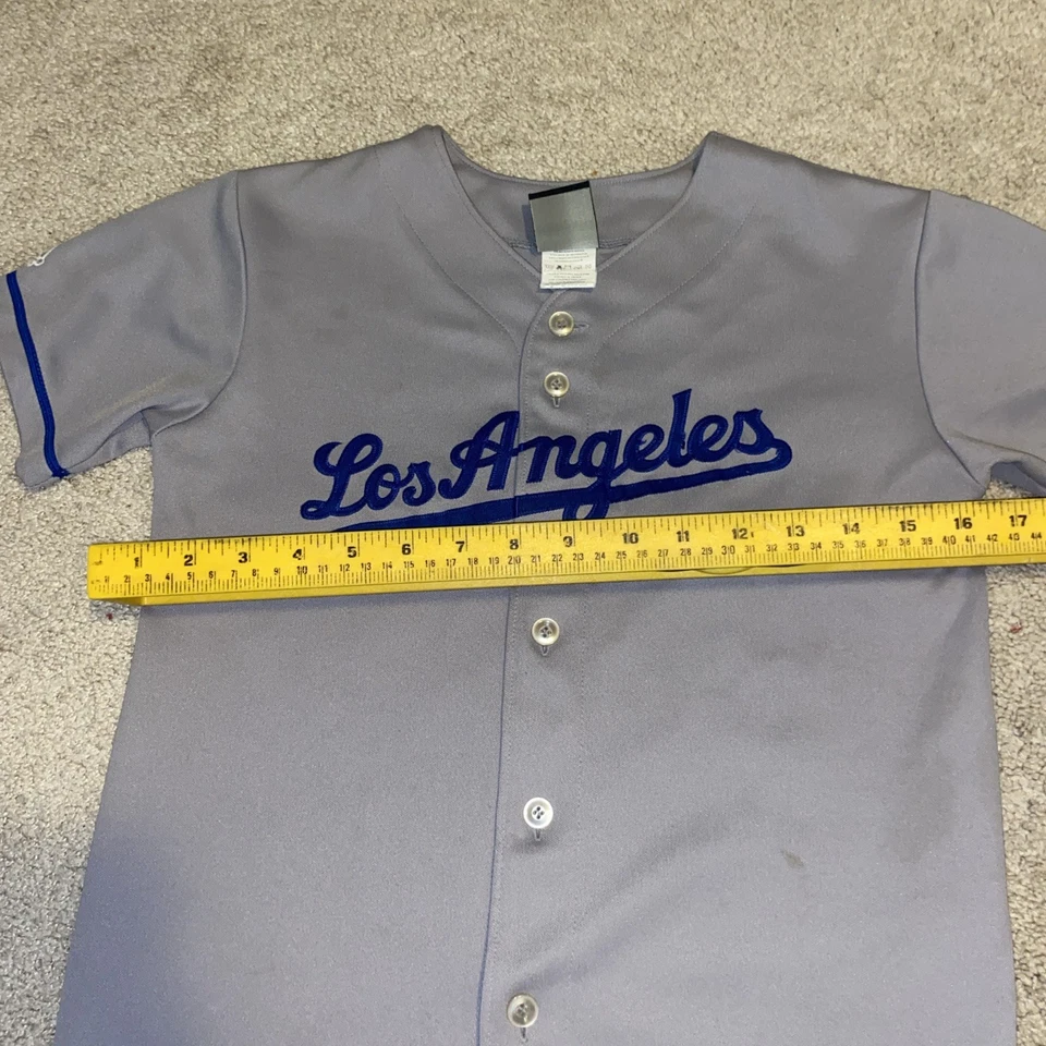 Camiseta Majestic Los Angeles Dodgers visitante niños grande 2009 Foto 2 de 4