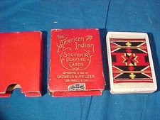 1900 THE AMERICAN INDIAN Souvenir PLAYING CARDS w Southwest PHOTO IMAGES