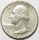 1963 Washington Quarter - 90% Silver - #11305-135