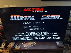 Cartuccia NES Metal Gear solo testata - autentica - pulita