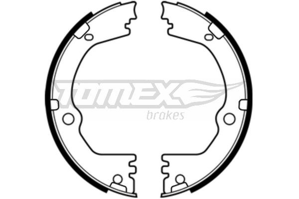 Tomex Brakes Bremsbackensatz Bremsbacken Hinten FüR KIA Sorento II XM Hyundai-image