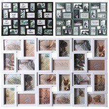 Large 24 Multi Aperture Photo Picture Frame Wall Collage Gallery 4x6 10x15cm