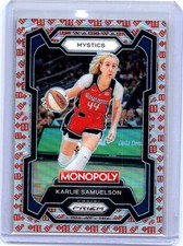 2024 Panini Prizm Monopoly WNBA #33 Karlie Samuelson Dice Prizms