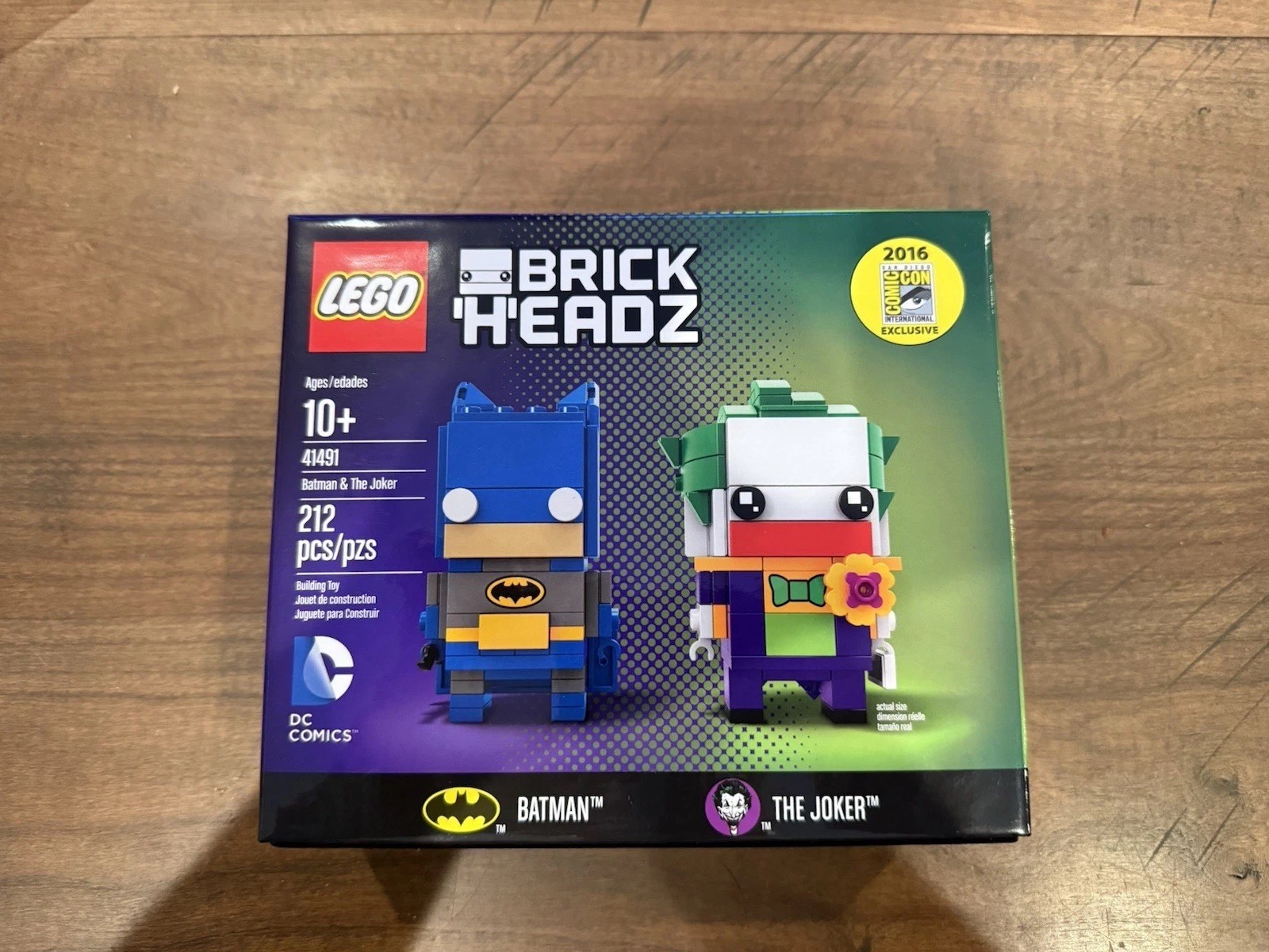 LEGO 41491 2016 SDCC Exclusive BrickHeadz Batman & The Joker #1354