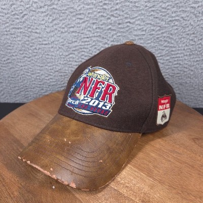 Wrangler NFR Las Vegas 2013 Cap Strapback Brown Wool Tweed Bull Riding National
