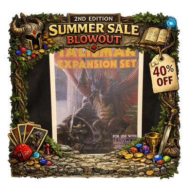 Talisman 2nd Edition Game THE EXPANSION 100% Complete & EXC (NO POSTER)