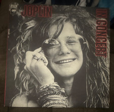 Janis Joplin Joplin In Concert Columbia 12" Black Vinyl LP 33 RPM, Sleeve
