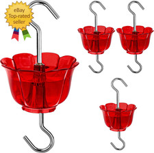 Ant Moat for Hummingbird Feeders 4 Pack,2 Oz Capacity,Suitable for Outdoor Yard