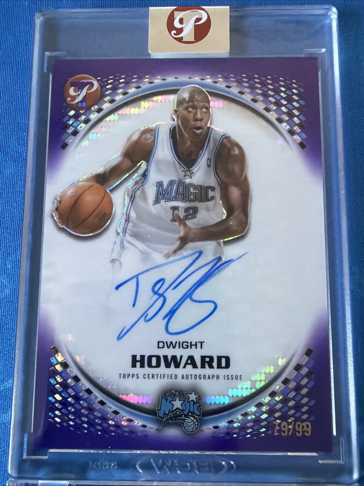 2026 Topps Pristine Autographs Purple /99 Dwight Howard Pa-dh Orlando Magic