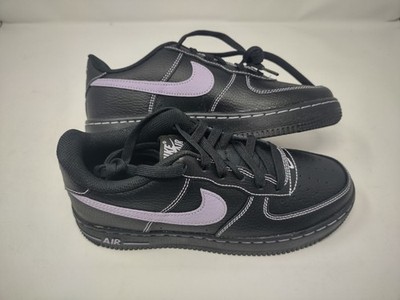 Kids Nike Air Force 1 LV8 4 (GS) Sneakers Black Purple Size 7  NEW No Box