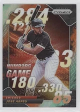 2020 Panini Prizm Numbers Game Mega Box Cosmic Haze Prizm Jose Abreu #NG-6