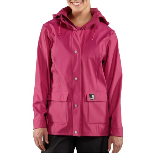 Carhartt Medford Hooded Rain Jacket - Pink L