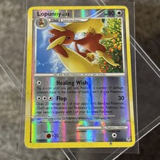 Lopunny 30/130 Diamond and Pearl Reverse Holo Pokemon Vtg 2007 CREASE on eBay