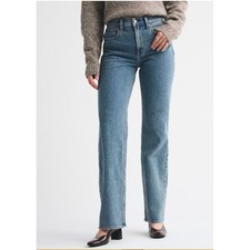 Abercrombie  Fitch High Rise 90s Relaxed High Rise Wide Leg Jean Sz 35/20R NWT